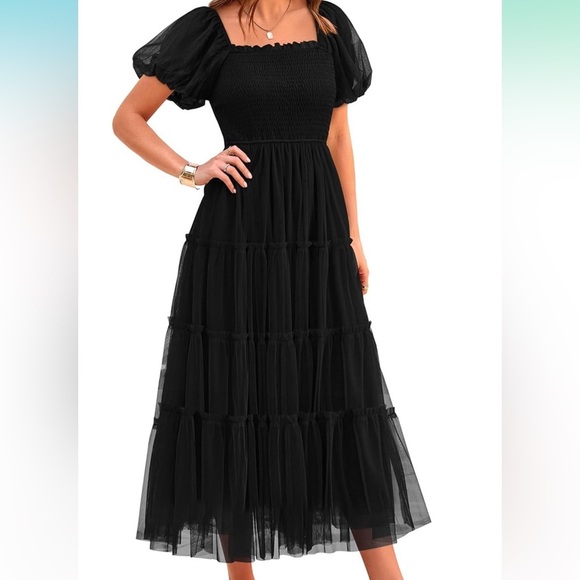 PrettyGarden Dresses & Skirts - Chic Black Tulle Dress